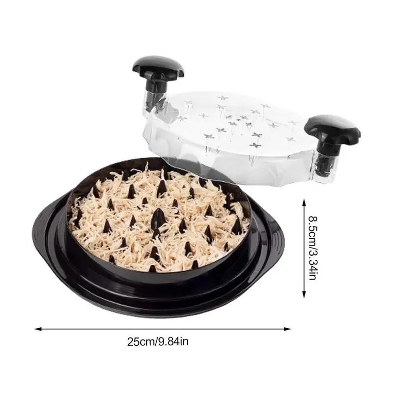 

Машина для измельчения лучше, чем когти медведя, измельчитель мяса для тушеной свинины, говядины, вареной курицы, овощей, кухонный инструмент, мясорубки чёрный