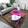 3D Printed Carpet Flower Pattern Living Room Decoration Carpet Sofa Tea Table Mat Bedroom Bedside
