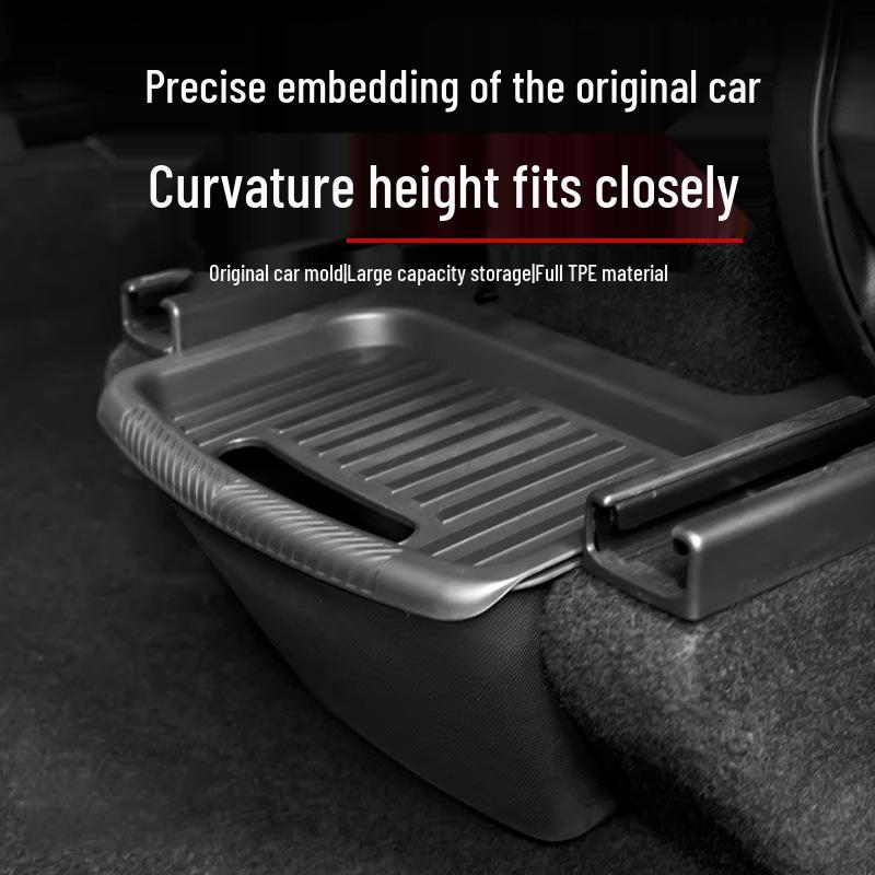 New Tesla Model Y Rear Seat Trash Can & Storage Box Accessory for Interior Upgrade