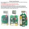 433MHz 330MHZ Metal Push Button Remote Control RF Wireless Duplicator Key Controller For 8 DIP Switch Auto Gate