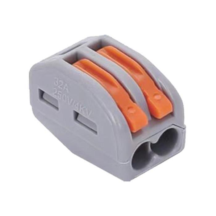 Bornes de connexion BRAYTRON - Lot de 10 - Levier