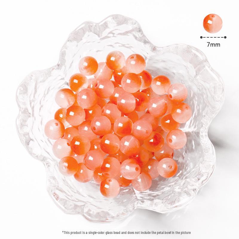 

Набор для самостоятельного изготовления украшений из стеклянных бусин для девочек: 7 мм развивающие игрушки-браслеты ручной работы