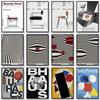 Bauhaus Exhibition Poster Chair Canvas Painting Vintage Bauhaus Print Wall Art Picture for Living Room Cuadros Home Decoration