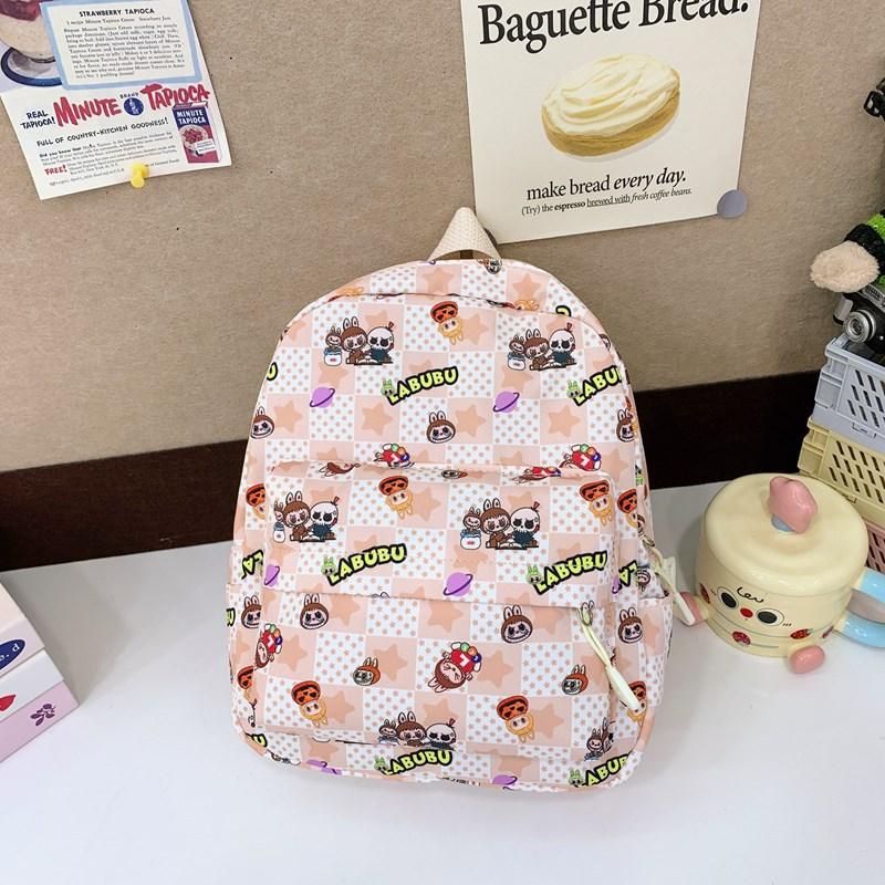 Kindergarten Primary School Students Schoolbag Cartoon Animation Cute Printed Boys And Girls Backpack Children'S Backpack