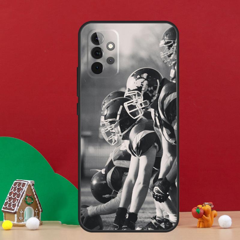 American Football College Sport Case For Samsung Galaxy A55 A52 A32 A12 A33 A06 A16 A26 A36 A56 A15 A53 A13 A34 A54 A14 A17