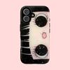 Clmj BIG EYES COMIC GIRL Phone Case for iPhone 17 16e 16 15 14 13 12 11 X XS XR XSMAX 7 8 Air Pro Max Plus Luxury Double-layer