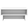 White Coffee Table 80 x 46 x 35 cm Engineered Wood