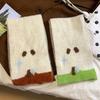 Cartoon Apple Core Knitwear: Cute Childlike Plush Scarf for Students & Couples - Warm Neck Gaiter for Autumn/Winter