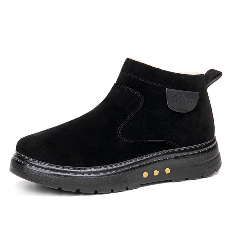 Snow Boots, Anti-slip, Warm, Fleece and Thickened Cotton Boots, High-top Cotton Shoes