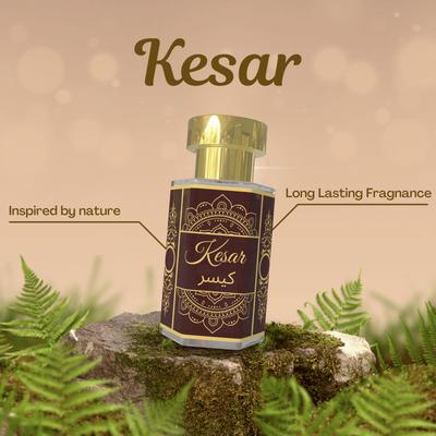 Kesar Attar Perfume Oil 5ml | Alcohol-Free Attar | Long-Lasting