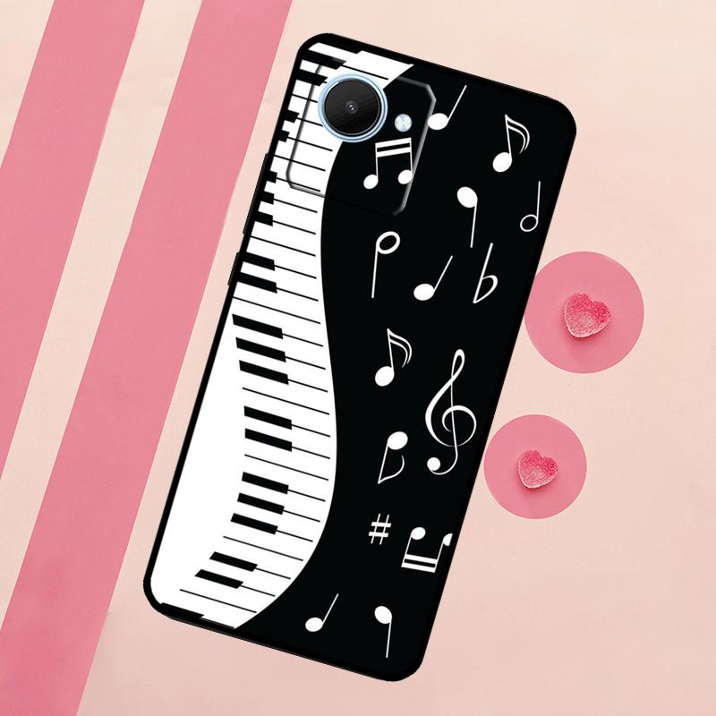 Violin Piano For Realme 10 11 12 13 14 Pro Plus C55 C71 C75 C67 C63 C61 C53 C35 C65 GT6 GT7 15 Pro Case