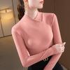 Bottom Shirt Women's Autumn and Winter New Foreign-style Overlapping V-neck Top with Warm Long-sleeved T-shirt Top