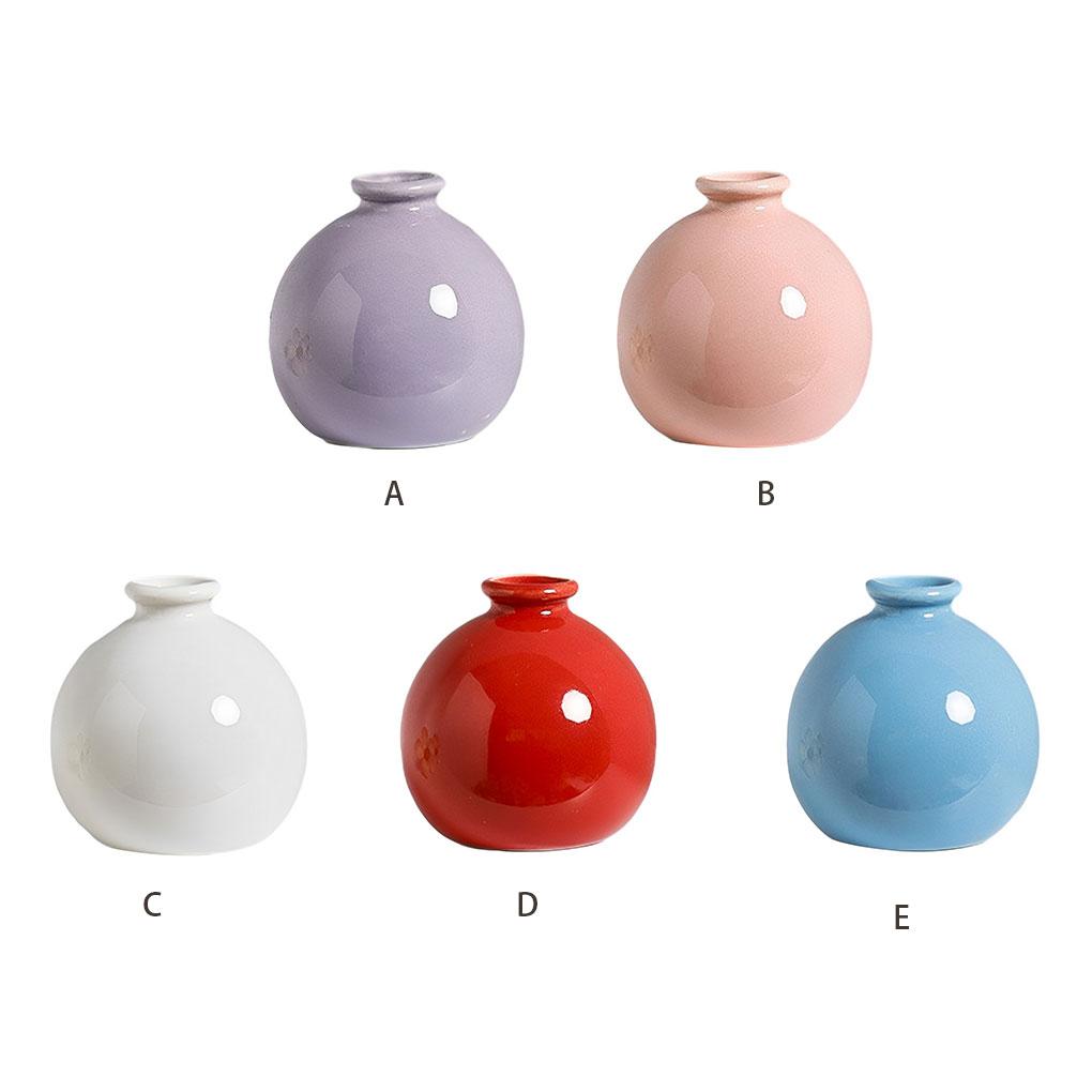 Exquisite Craft - Solid Ceramic Vase For Home Décor Office And Gifts Wide Application Vibrant Color Ple Fluent Line