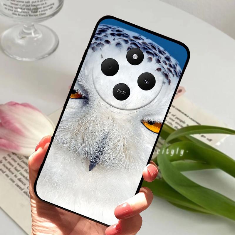 For Redmi 14R 5G Case 14 R Shockproof Silicone TPU Balck Matte Phone Cover For Xiaomi Poco C75 4G C 75 Protective Bumper Fundas