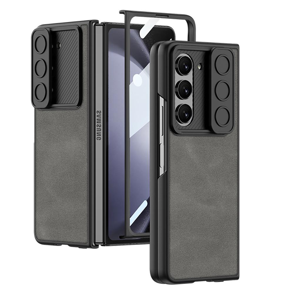 Objektiv Posuvné Posuvné okénko Skládací pouzdro na telefon Vhodné pro Samsung Galaxy Z Fold 5 PC Hard Case Ochranný kryt proti pádu