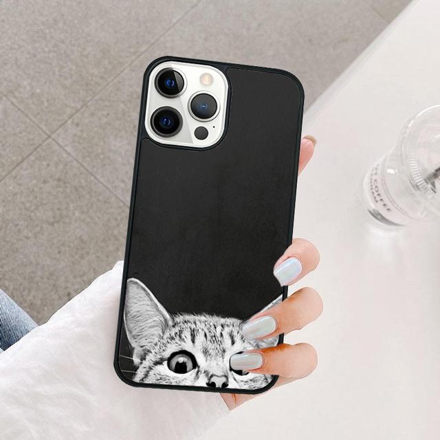 Cute Kittens cat Phone Case Cover For iPhone 17 Air 15 16 14 13 12 Pro Max 11 Pro Max Plus Coque Shell