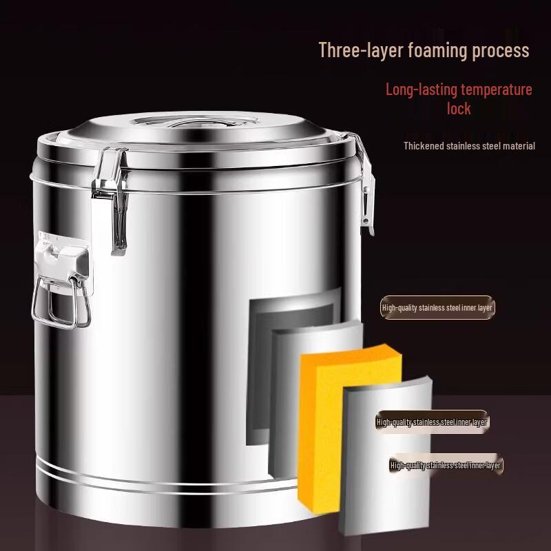 Xiyao 304 Stainless Steel Commercial Insulated Food & Soup Barrel