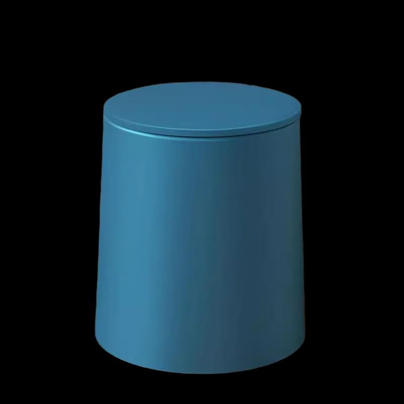 Stylish Press-Top Household Trash Can with Lid