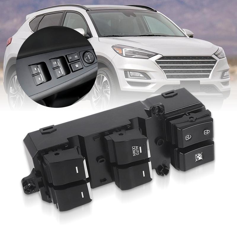 LHD Front Left Power Window Switch Button 18 P 93571-D3050 For Hyundai Tucson 2015 2016 2017 2018   93571D3050