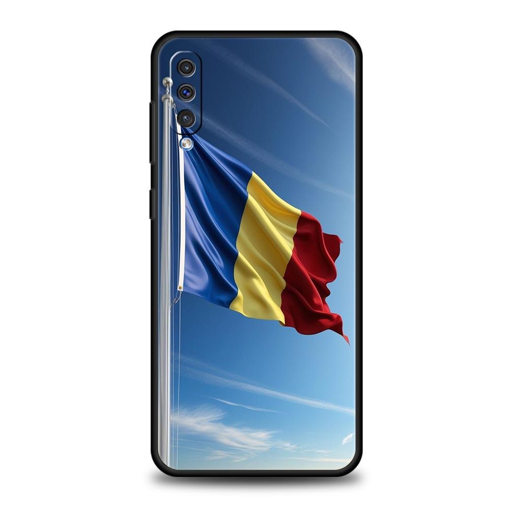 

Phone Case For Samsung A56 A36 A26 A24 A12 A14 A16 A50 A70 A20E A20S A10S A22 A40 A34 A54 A42 A52 5G A04s A06 Cover Romania Flag Galaxy A20s