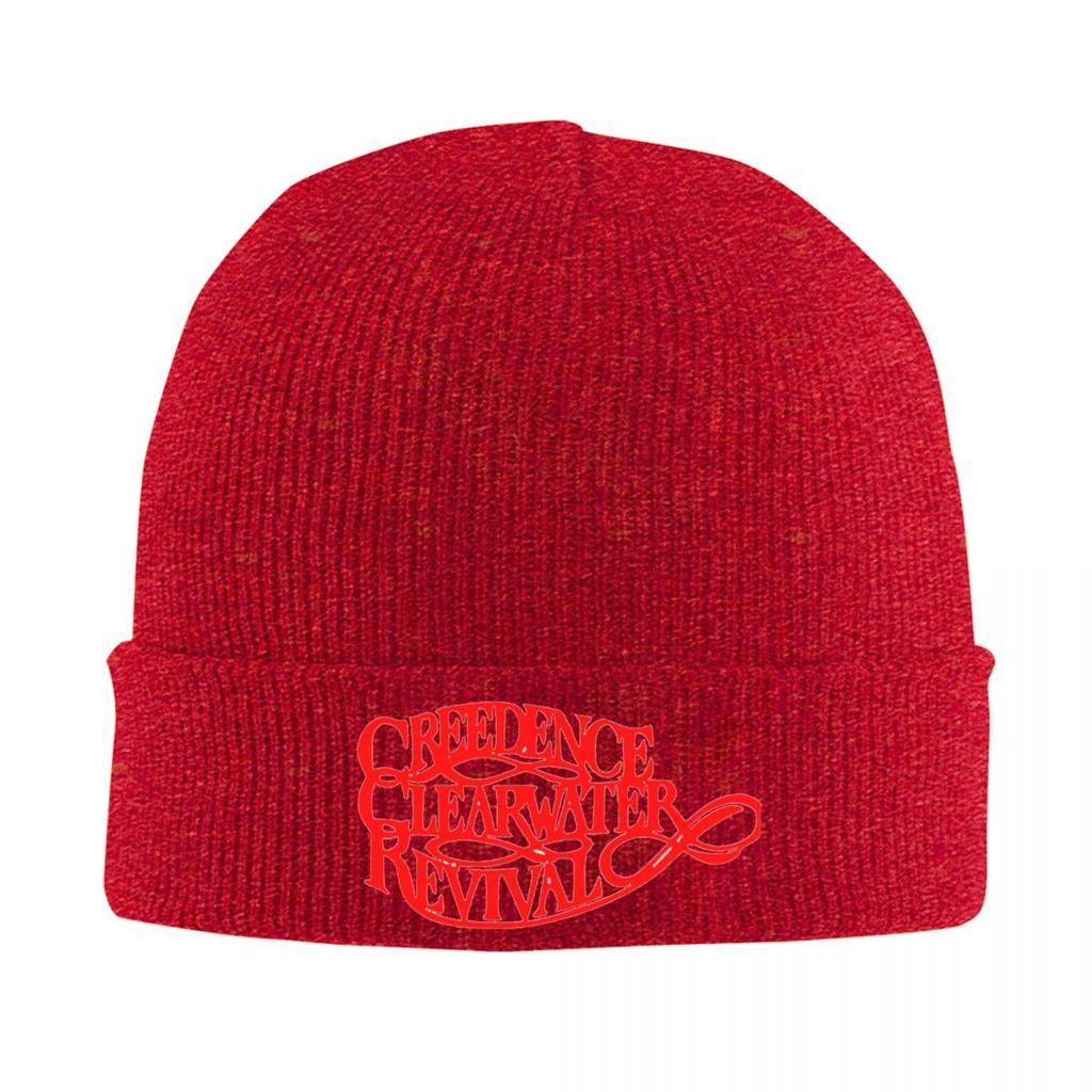 Creedence Clearwater Revivals Warm Knitted Cap Winter Knit Bonnet Hat Skullies Beanies Hip Hop Caps for Unisex