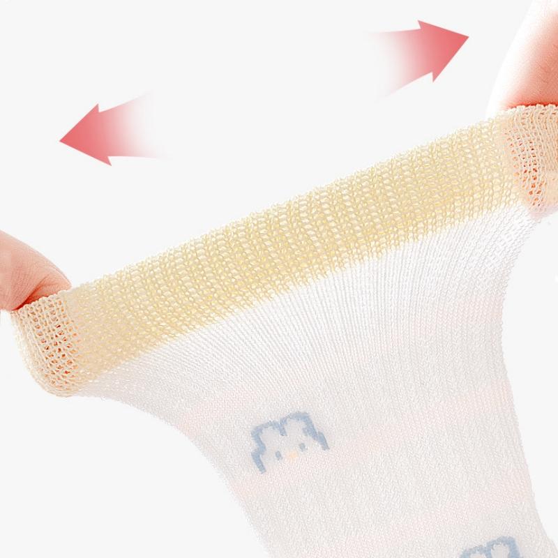 Cute Cartoon Baby Socks Spring Summer Toddler Kids Anti-slip Socks With Casual Boys Girls Floor Soft Socks