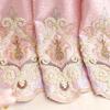 1/2pcs Luxury European-style Embroidered Thick Curtains for Living Room Balcony Bedroom Two-layer Blackout Curtain
