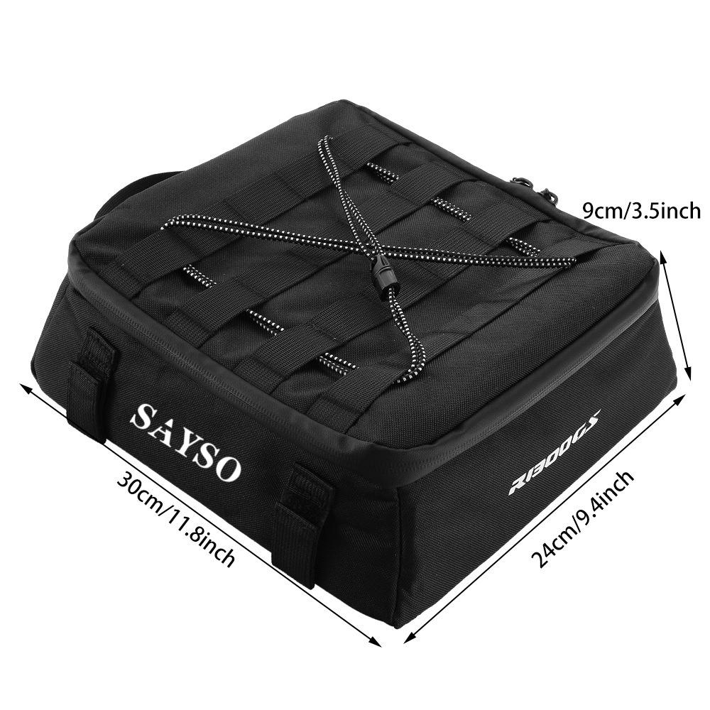 1pc Black Motocycle Tail Top Case External Travel Bag For BMW R 1300 GS R1300GS R1300 GS R1300GS 2025 2025 Accessoriess