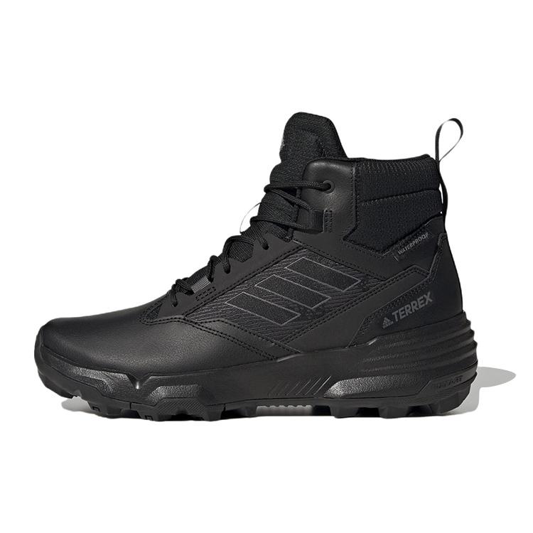 

Новые Adidas Terrex Unity Leather Mid Rain.RDY Черно-серые GZ3325 44