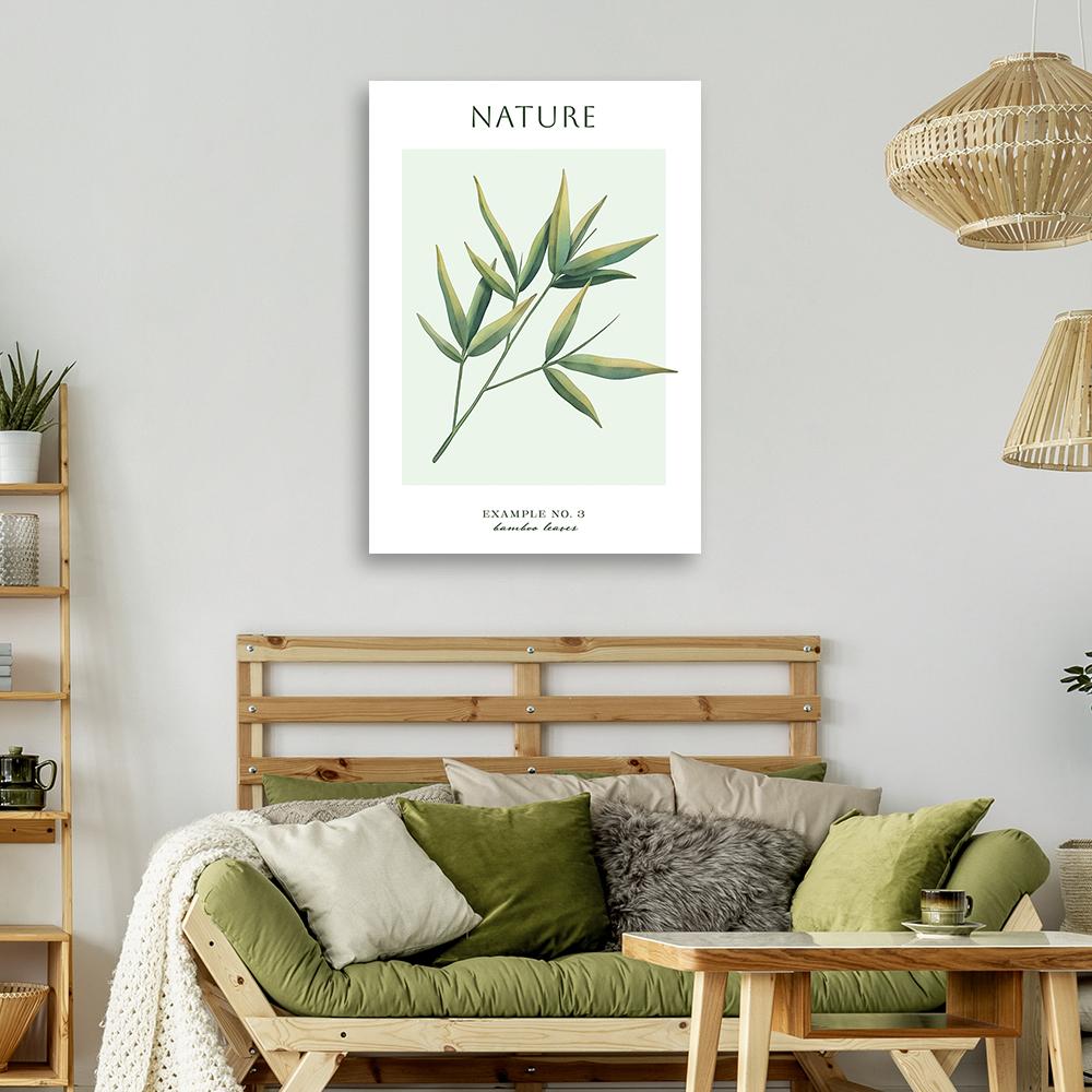 Canvas Print, Bamboo Leaves - Nature