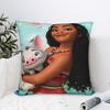 Pillow Cover Cartoon M-Moana V-Vaiana Maui  Novelty Pillow Case For Sofa Couch Bed Living Room Pillowcases