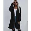Fashion Fall and Winter New Arrival Solid Color Fashion Elegant Knitting Knitwear Sleeve Open Cardigan Sweater Outwear Female Sweater