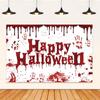 Scary Atmosphere Halloween Flag Trick Or Treat Happy Halloween Banner Multi-style   Home Decor
