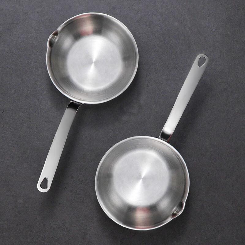 Yoshidasho Stainless Steel Frying Pan with Pouring Spout
