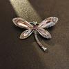 High-End Light Luxury Flower Brooch Female Heavy Industry Design Sense Animal Brooch Diamond Corsage Coat Clothing Accessories