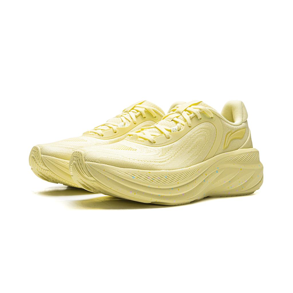 New LINING Graceful V2 Running Shoes Women's Low top Light Oily Yellow ARSV098-7