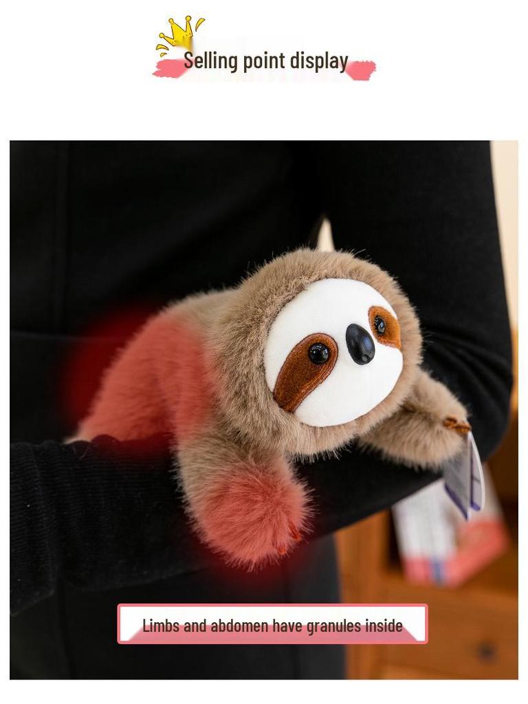 Plush Capybara & Sloth Doll from Dingdang Pocket Treasure