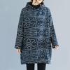 Long Sleeve Plus Size Cotton Hooded Vintage Floral New In Dresses for Women Casual Loose Mini Spring Autumn Winter Dress
