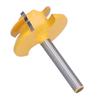 Lock Miter Router Bit 45 Degree Wood Cutter for Woodworking Drilling Power Tools 6mm Shank
