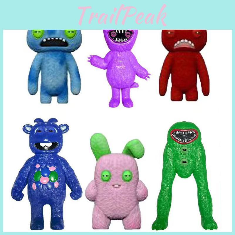 3inch Pvc Fuggler Figure Cartoon Children Mini Toys Decoration Gift Characters
