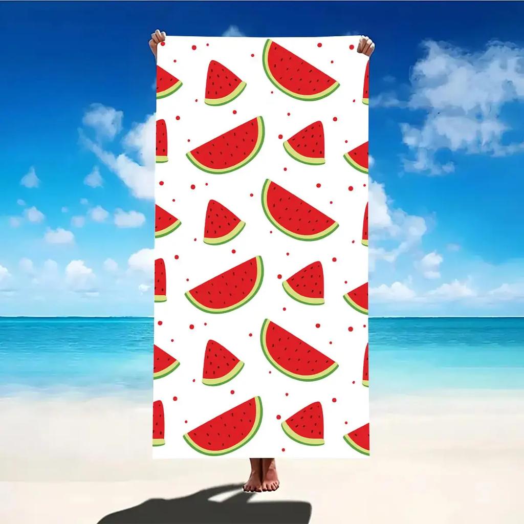 Beach Towel Portable Quick Fast Dry Sand Outdoor Travel Swim Blanket Thin Yoga Floral Print Mat Personalization Stripes Towel