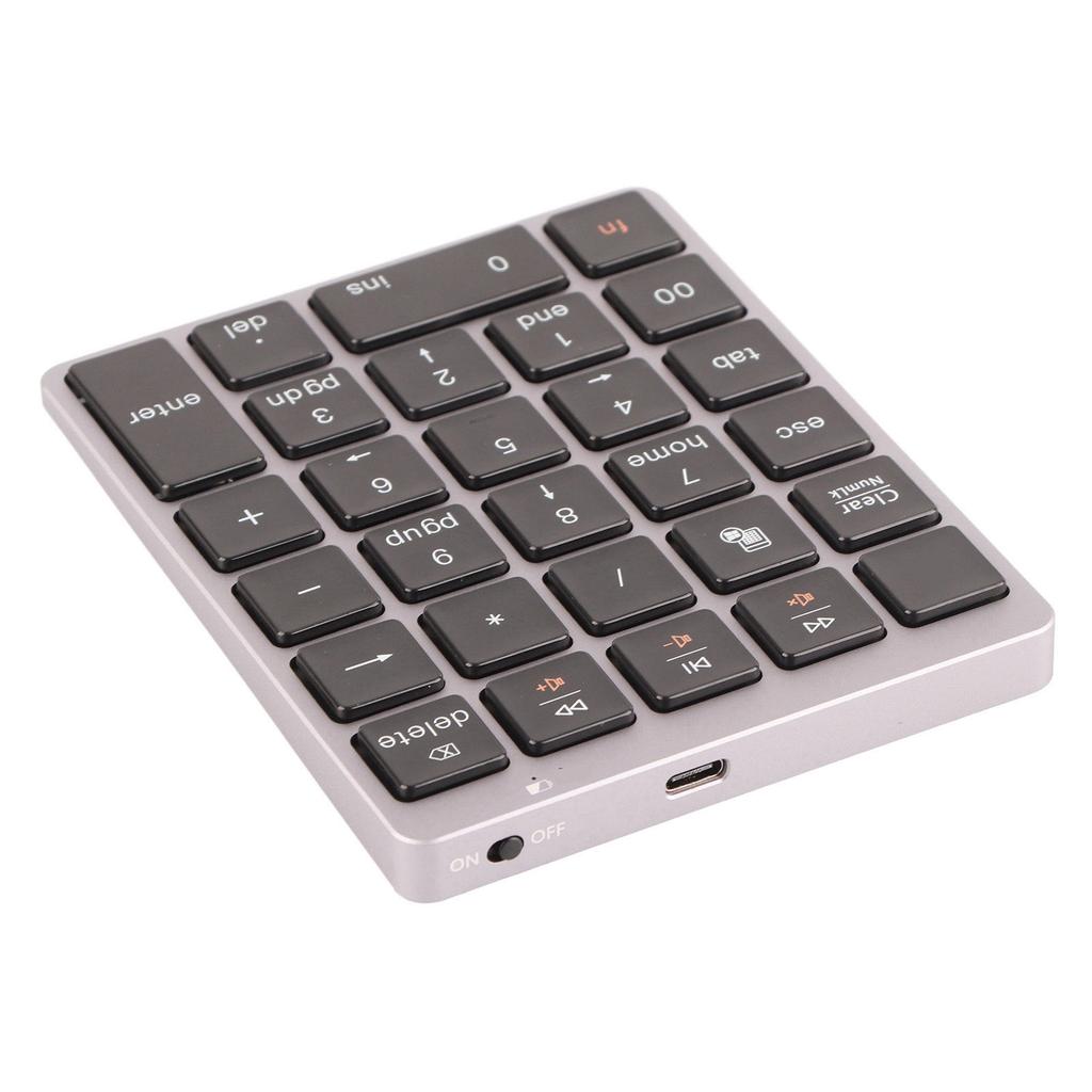 Bluetooth 3.0 Wireless Mechanical Numeric Keypad Notebook Desktop Computer Accessory