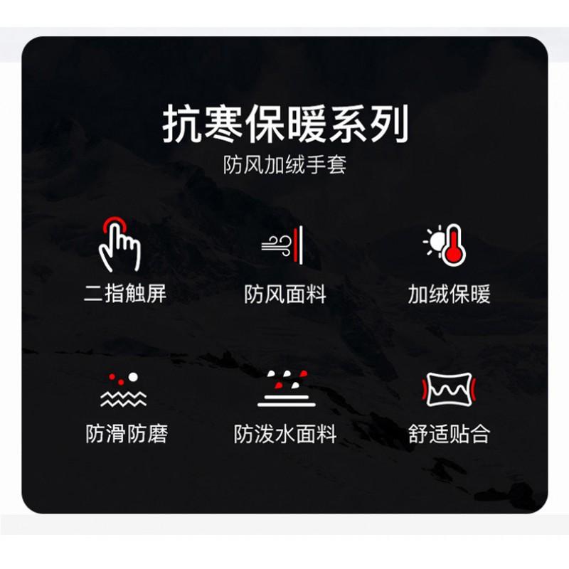 Unisex Winter Warm Fleece Lined Touchscreen Gloves Anti-Slip Windproof Cycling Hiking Skiing Outdoor Use