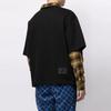 WE11DONE T-Shirts Unisex Black Crew Neck Moderate Straight Fit WD-TT1-21-547-U-BK