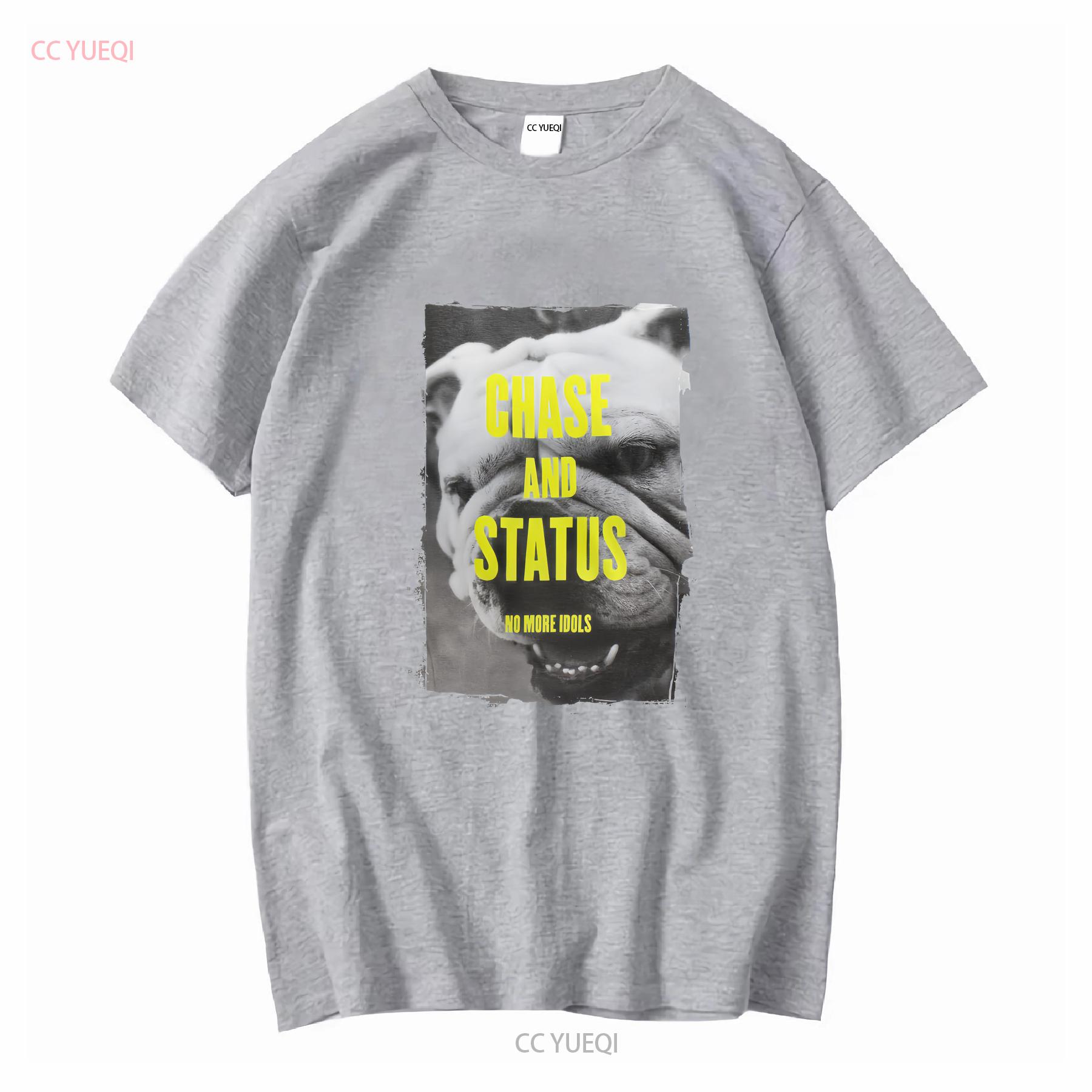 ZheXiong TEE Chase And Status No More Idols Zacht T-shirt lange mouwen vintage Gewassen streetwear Uitgerekt designer kleding Veelzijdige mode L