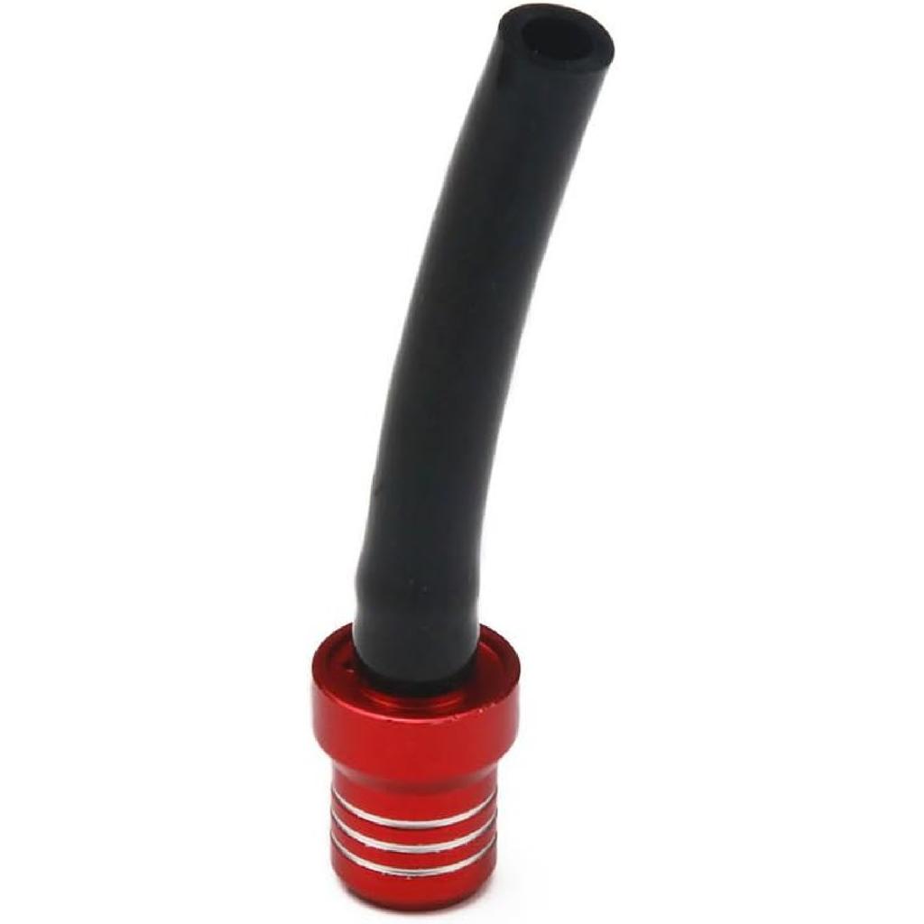 Motorcycle Gas Cap Vent Hose Fuel Tank Tube Breather CNC for CRF50 CRF110 CFR125 CRF150 CRF250 CRF450 XR50 XR150 TRX90 TRX250 Dirt Pit Bike ATV Red