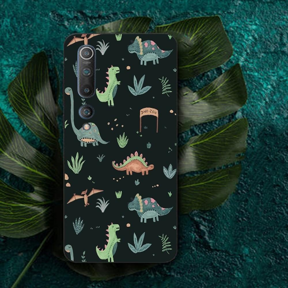 Cartoon Dinosaur Phone Case For Redmi Note 4 X 5 A 6 7 8 T 9 9S 10 11 11S 11Epro Poco M3 Pro