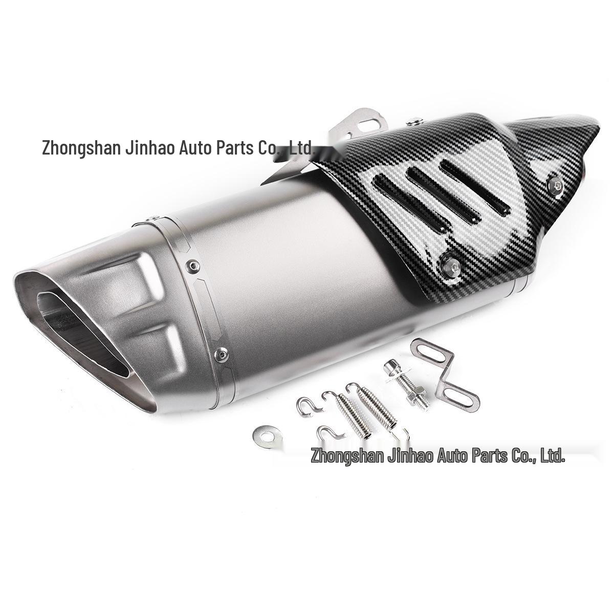 Large Displacement Motorcycle Exhaust Pipe for 600, 450SR, MT09, R3, Z400 Models with Scorpion Cover