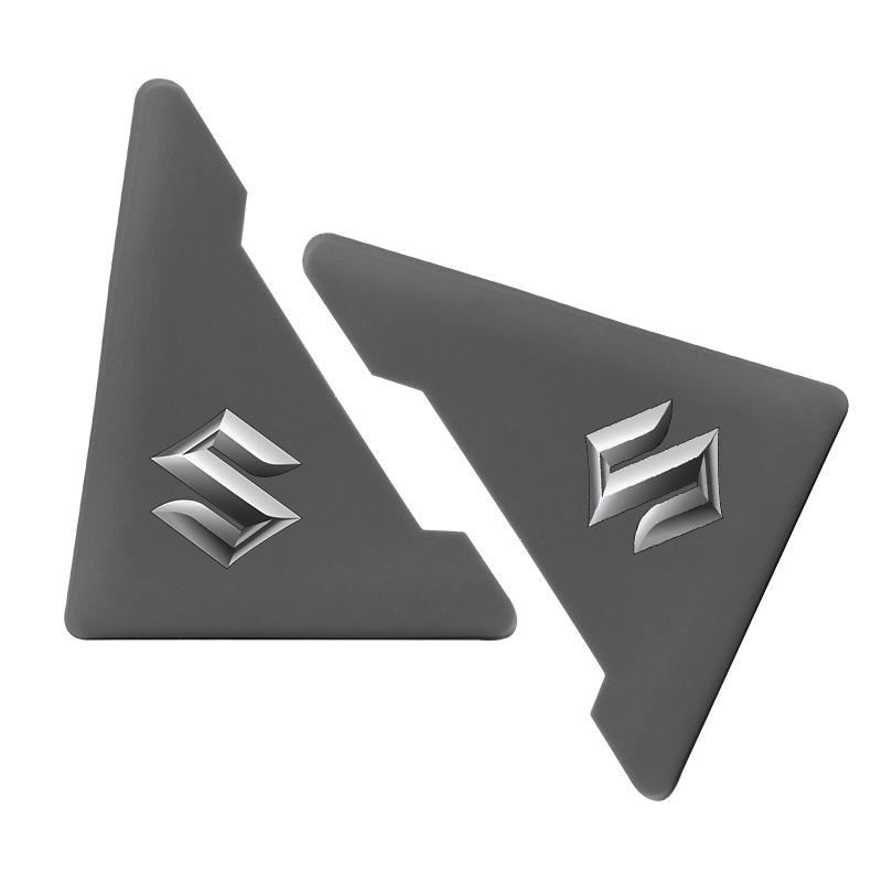 

2PCS Silicone Car Door Corner Cover Bumper Collision Anti-scratch Protector For Suzuki JIMNY grand vitara sx4 swift Alto сірий колір