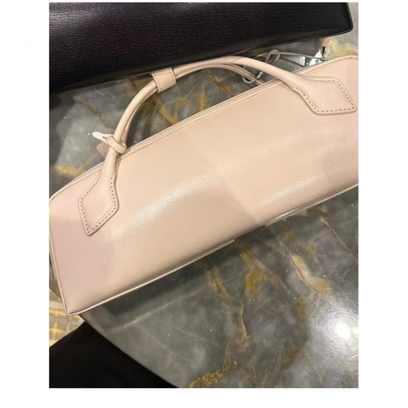Genuine Leather French Stick Bag Women's Crossbody Fashionable Short Top-layer Cowhide Commuter Street
